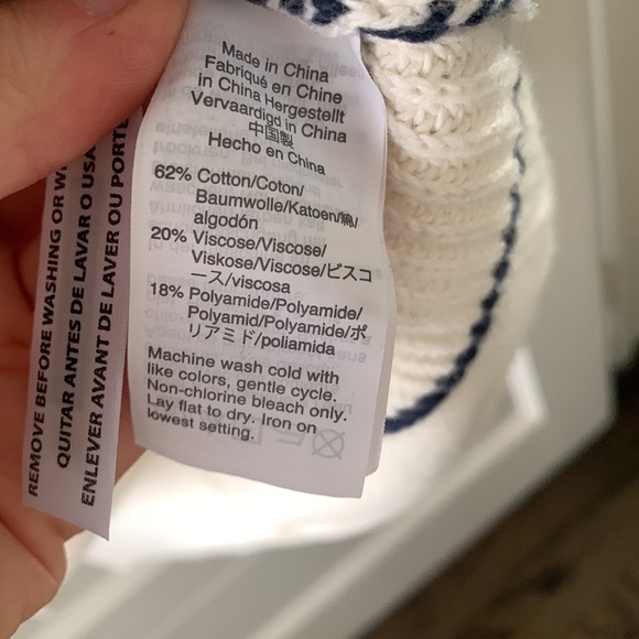 Thompson Pocket Pullover Sweater in Nautical Stripe - Picture 5 of 7